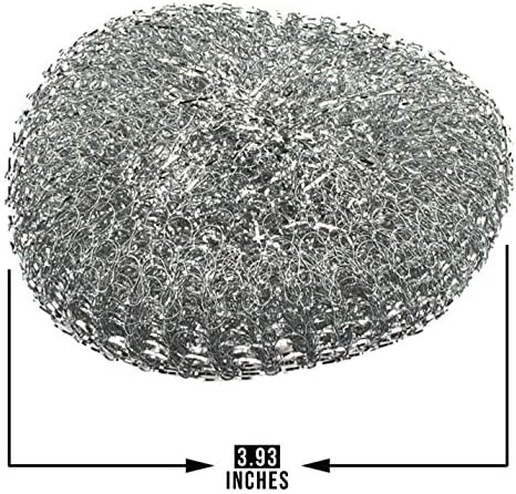 Veliki set spužva od nehrđajućeg čelika, metalna spužva, metalni piling, jastučić za čišćenje od nehrđajućeg čelika