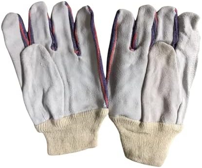 Cardcard Radne rukavice Muškarci Bulk Pack - Kožne radne rukavice - 1 par teških sigurnosnih rukavica za mehaniku građevinskog