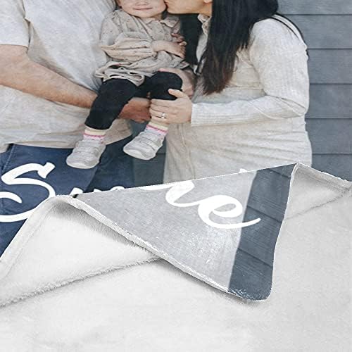 Kupite radost Personalizirani poklon Custom pokrivač s foto kolažom mekim flanelom Prilagođeni suveniri Pokloni za bebe obiteljsku