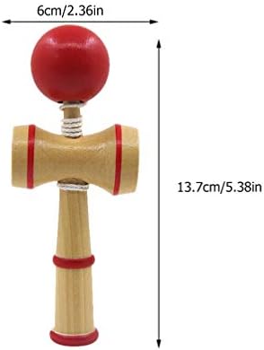 Ofportble Wooden Tribute Kendama Toy Japanski kup i lopta uhvaćena kadoma igra igra u čašici koordinacija ručnog oka lopta