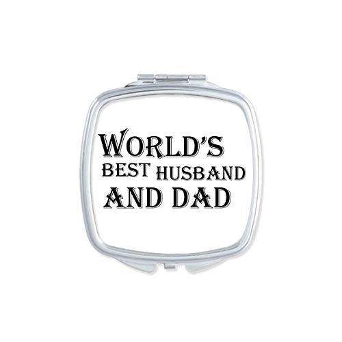 Najbolji tata i muž na svijetu citirati ogledalo prijenosni kompaktni džepni šminka dvostrana stakla