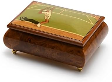Sportska tema umetnica drva: Tenis - Kolekcionarski 30 Napomena Musical Box Box - Nutcracker Suite