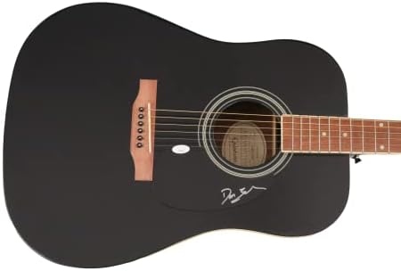 Opasni Dan Toler potpisao autogram pune veličine Gibson Epiphone Akustična gitara s Jamesom Spence Autentifikacija JSA Coa