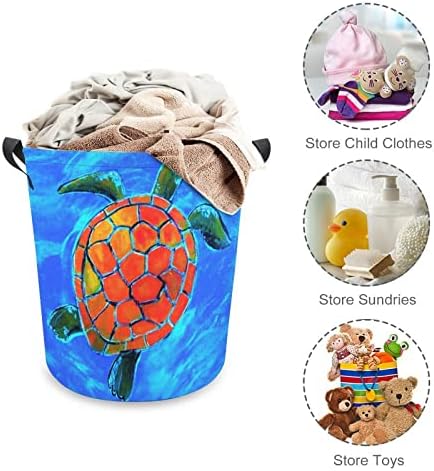 Kornjača morske kornjače košara za rublje sklopiva košara za rublje košara za rublje torba za odlaganje odjeće