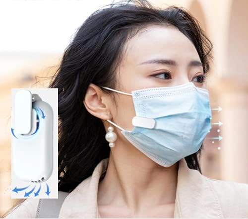 Punjivi ventilator za masku za lice, respirator za pročišćavanje zraka, ventilator za hlađenje filtera za masku, 3-brzinski