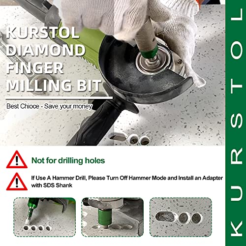 Kurstol dijamantni prst glodalice - Dijamantni bubanj kotač dia 3/4 x5/8-11 navoj Dijamantni mljeveni bit za povećanje oblikovanja