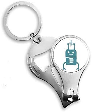 Svemir i vanzemaljski robot Art Deco Poklon modni nokat za nokat za nokat ključeva otvarač za bočicu za bočicu