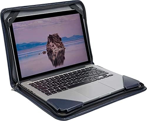 Broonel plava kožna laptop messenger futrola - kompatibilna s Acer Swift 3 Ultra -tanka 14 Laptop
