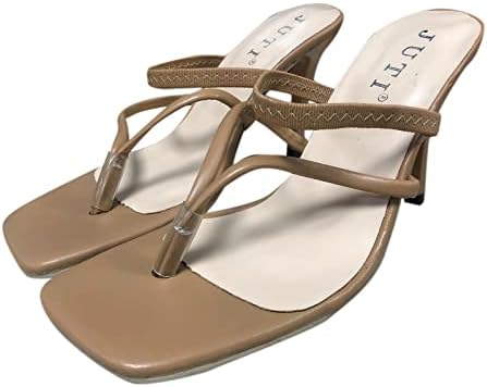 Modne proljetne i ljetne sandale sandale velike veličine visoke potpetice isječak na ležerne cipele zatvorene papuče