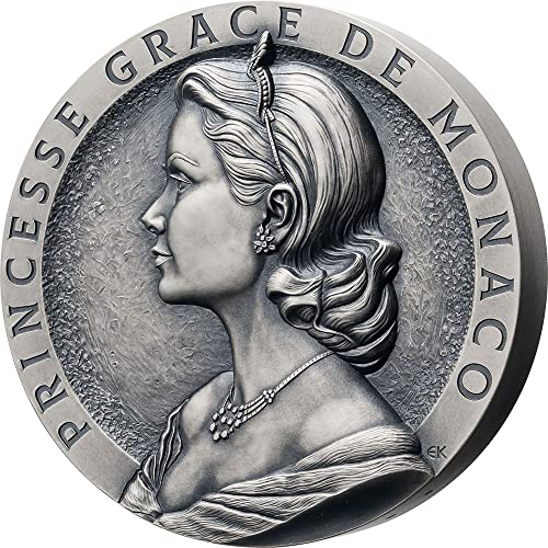 2022 de moderna komemorativna Powercoin Princesse Grace de Monaco 40 obljetnica 1 kg kilograma srebrni novčić 10000 franaka