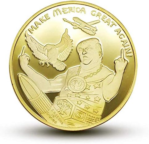 Blinkee Donald Trump 2020. Merica Gold Commemorative Maga kovanice