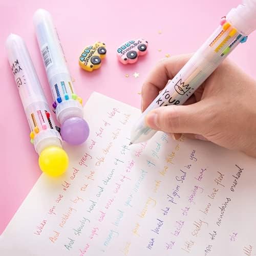 U-m 1pc Slatka višeslojna olovka kawaii tiskanice kuglice olovke Djeca prate poklon školu šarene olovke za djecu trajne i