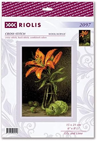 Riolis je brojao križni ubodni komplet 2097 Lily i Lime