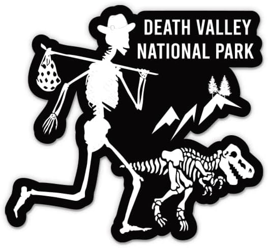 Naljepnice Nacionalnog parka Death Valley - 2 naljepnice od 3 - vodootporni vinil za automobil, telefon, boca s vodom, laptop