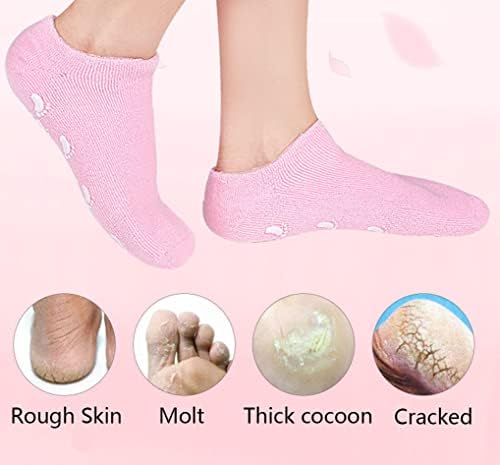 2 para hidratantnih čarapa, gel čarape mekane hidratantne gel čarape, gel Spa čarape za popravak i omekšavanje suhe ispucale