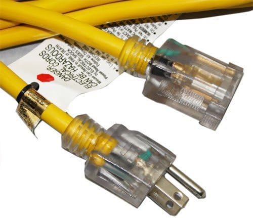 Wideskall® teška dužnost 14 mjerača UL na popisu SJTW vanjski osvijetljeni produžni kabel