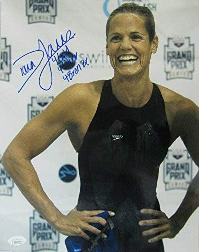 Dara Torres plivanje potpisano 11x14 Fotografija u boji JSA 141446 - Olimpijske fotografije s autogramom