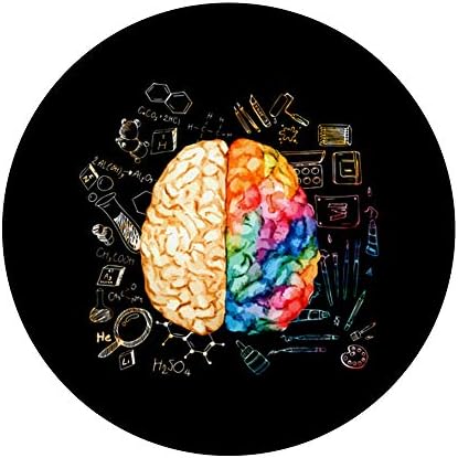 Šareni mozak - Znanost i umjetnost - Neuroznanstveni neurolog Popsockets Popgrip: Zamjenjivi prianjanje za telefoni i tablete