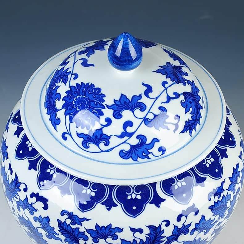 ZJHYXYH Klasična kineska plava i bijela staklenka Antique Porculan kolekcija đumbira