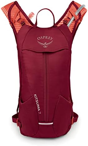 Ženski biciklistički hidratantni ruksak Od 7 do 7 s hidrauličkim spremnikom, bordo crvena