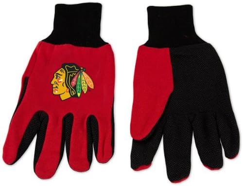 NHL Chicago Blackhawks dvobojne rukavice