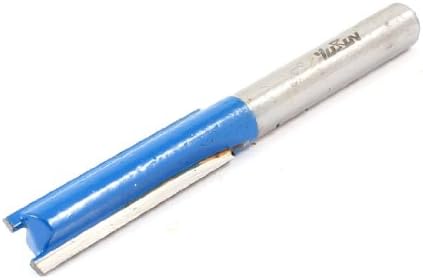 AEXIT 63 mm dugački posebni alat dvostruke flaute Zamjena Bita ravna usmjerivača 1/4 x 5/16 plavi model: 91AS331QO751