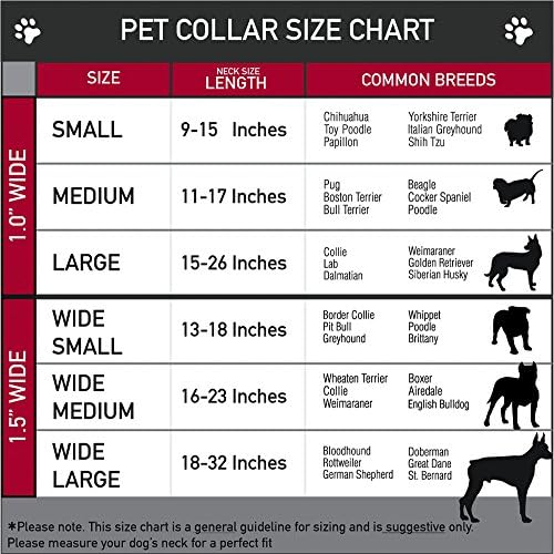 Ovratnik za pseće sigurnosne pojaseve - kaleidostarz - 1,5 širok - odgovara vratu od 13-18 - mali