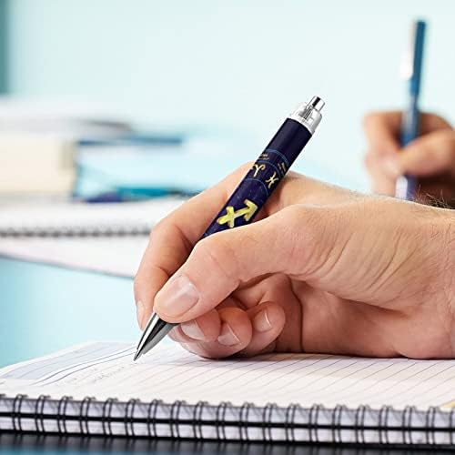 Sagittarij u krugu uvlačiva olovka za kuglu 0,5 mm podebljana točka plava olovka za tintu vrhunsku kvalitetu pisanja instrumenta