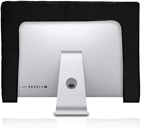 KWMobile Computer Monitor Cover kompatibilan s monitorom od 27-28 - Travel & Istražite bijelo/crno