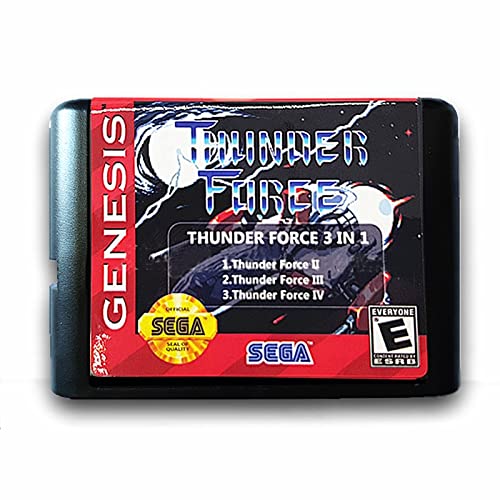 LKSYA Thunder Force 2 3 4 Spremite datoteku 16 -bitni patron za igru ​​za segu za Megadrive Genesis PAL i NTSC Video Console
