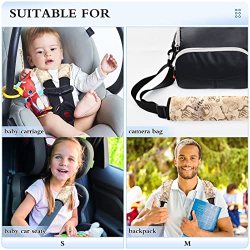 Elementi za kavu prekrivači autosjedalica za bebu za djecu 2 PCS kaiševi za auto sjedalo jastučići za jastučiće za zaštitni