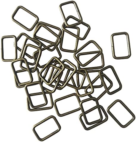 Brončana višenamjenska metalna kopča pravokutnika, jaki prstenovi za vrećice, hardver, torbica za traku kvadratna petlja