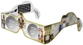 Božićne 3D naočale - praznične oči - Novo za 2022. - 5 parova isključivo sadrži božićni orah