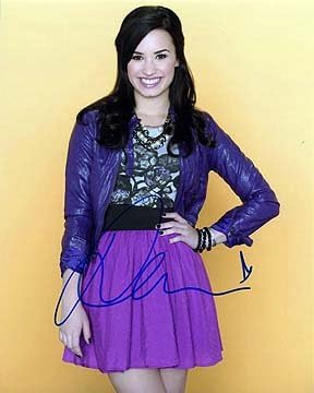Demi Lovato 8x10 Celebrity Photo potpisana osobno