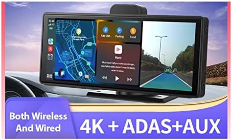 10.26 4K crtica cam adas bežični carplay android auto -car dvr 5g wifi gps navigacija Nadzorna ploča s nadzorom kamera
