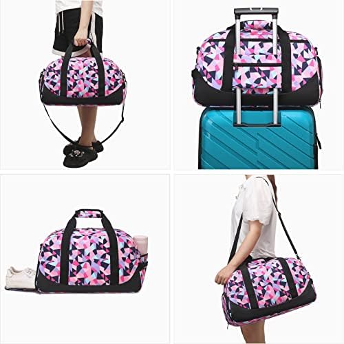 Kids Duffle torbe djevojke Sportska torba za teretanu, male torbe za noćenje nose putničke duffel za djecu žene tinejdžere