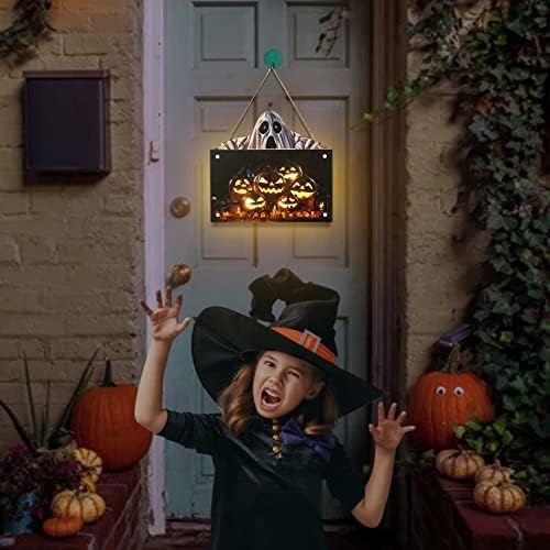Soulbay Halloween Hocus Pocus Decorations, 9,8 Battery pogon bundeva, ukrasni znak Jack-O'-Lantern za kućni prednji zatvoreni
