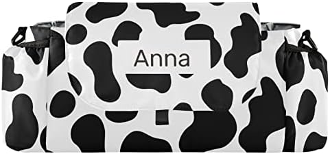 Zauya Organizator kolica s prilagođenim kravama s 2 šalice, personalizirao je vaše ime otporno na abraziju i izdržljive,