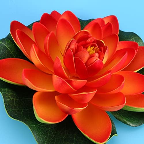 _ 3pcs lažni plutajući imitacija lotosa ukrasni lotos umjetni cvijet lotosa cvijet lotosa voda