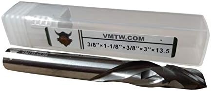 VMTW CNC Čvrsti karbid dolje kompresija Spiralni usmjerivač Bit 1,125 CL 13,5 mm gore