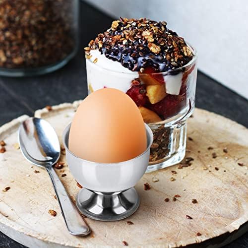 Paleta za šminkanje od nehrđajućeg čelika za čaše za jaja: 5pcs pladanj za jaja tanjuri za posluživanje pribor za jelo pribor