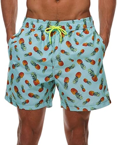 Trčanje kratkih hlača za muškarce prugaste tiskanje prozračne čipke vodootporne četvrtine hlače plaža kratke hlače sportove