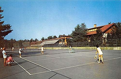 Teniski teniski tereni za sve vrijeme Grossinger, New York, SAD, neiskorišteni