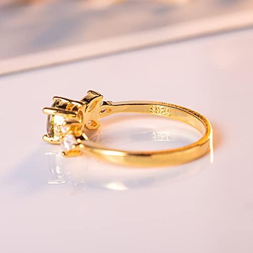 2023 novi ženski smaragdni dijamantni prsten modni prsten od cirkona prsten od zlatnog dragulja smaragdni dijamantni prstenovi