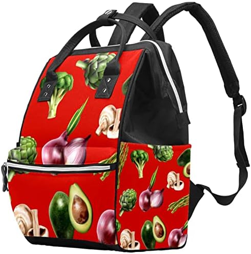 Guerotkr putuju ruksak, vrećica pelena, vrećice s pelena s ruksacima, gljiva od avokada povrća