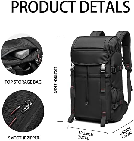 Ruksak GFUERUFQ, ruksak za prijenosno računalo, nositi ruksak, putni ruksak, 17 -inčni veliki ruksak u školi, ekstra velika