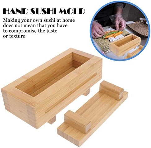 CABILOCK sushi za izradu kit sushi sushi sushi prešajte drvo oshizushi proizvođač tiska pravokutni proizvođač musubi maker