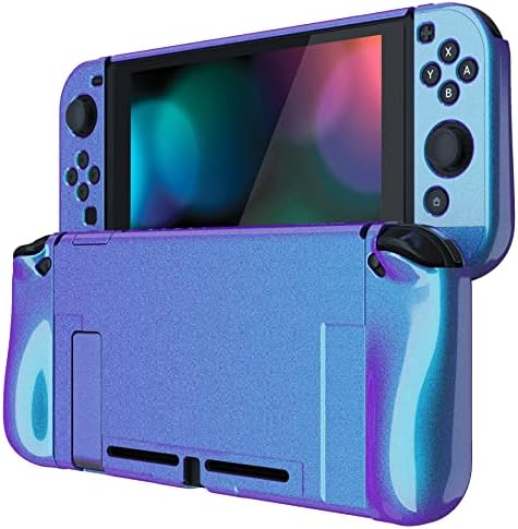 PlayVital nadograđeni sjajni pribor za pričvršćivanje slučaja za Nintendo Switch, ergonomski zaštitni slučaj za Nintendo