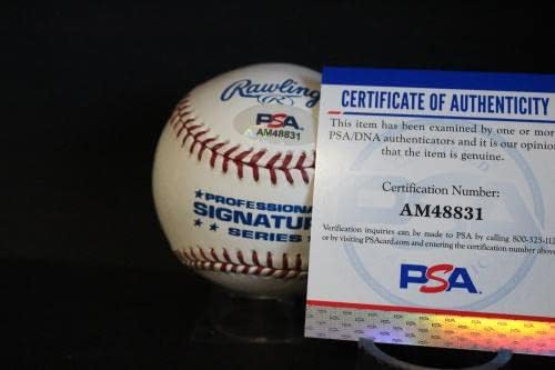 Paul Minner potpisao je bejzbol autogram Auto PSA/DNA AM48831 - Autografirani bejzbol
