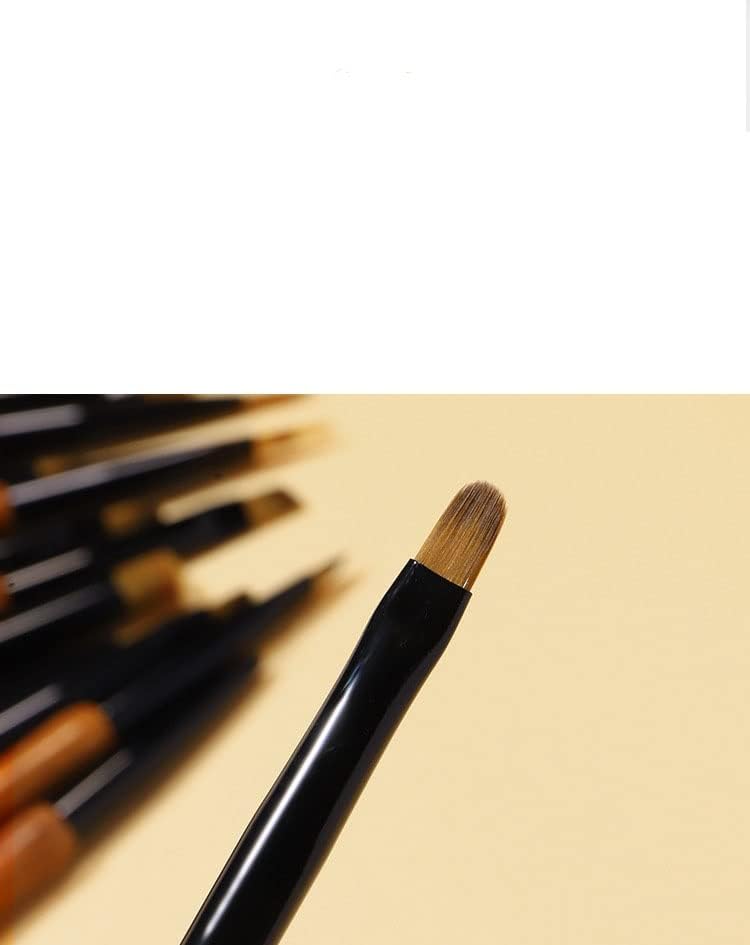 TJLSS Art Art četkica kalabash olovka orahova sandalovina obojena gradijentna cvjetna gel poljski rezbarenje olovkom akrilna